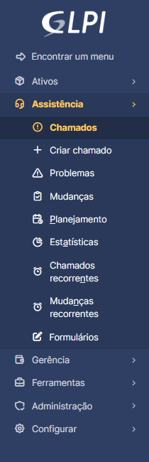 Chamados do setor